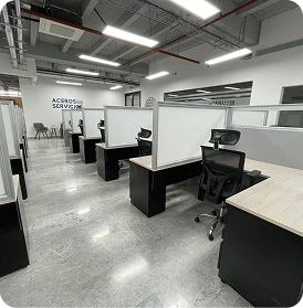 Consecución de espacio de oficina de 500 m² para compañía extranjera con necesidades corporativas especializadas
