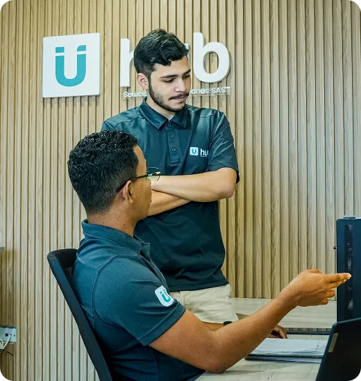 Misión de HUB Soluciones enfocada en consultoría inmobiliaria corporativa, soluciones inmobiliarias integrales y proyectos llave en mano